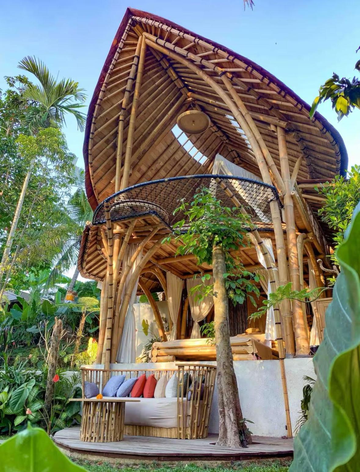 Wahem Eco Bamboo - Magical Bamboo House Ubud Bali Exterior foto