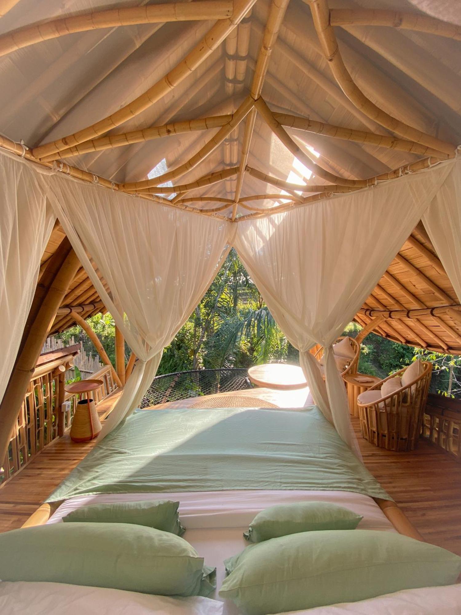 Wahem Eco Bamboo - Magical Bamboo House Ubud Bali Exterior foto