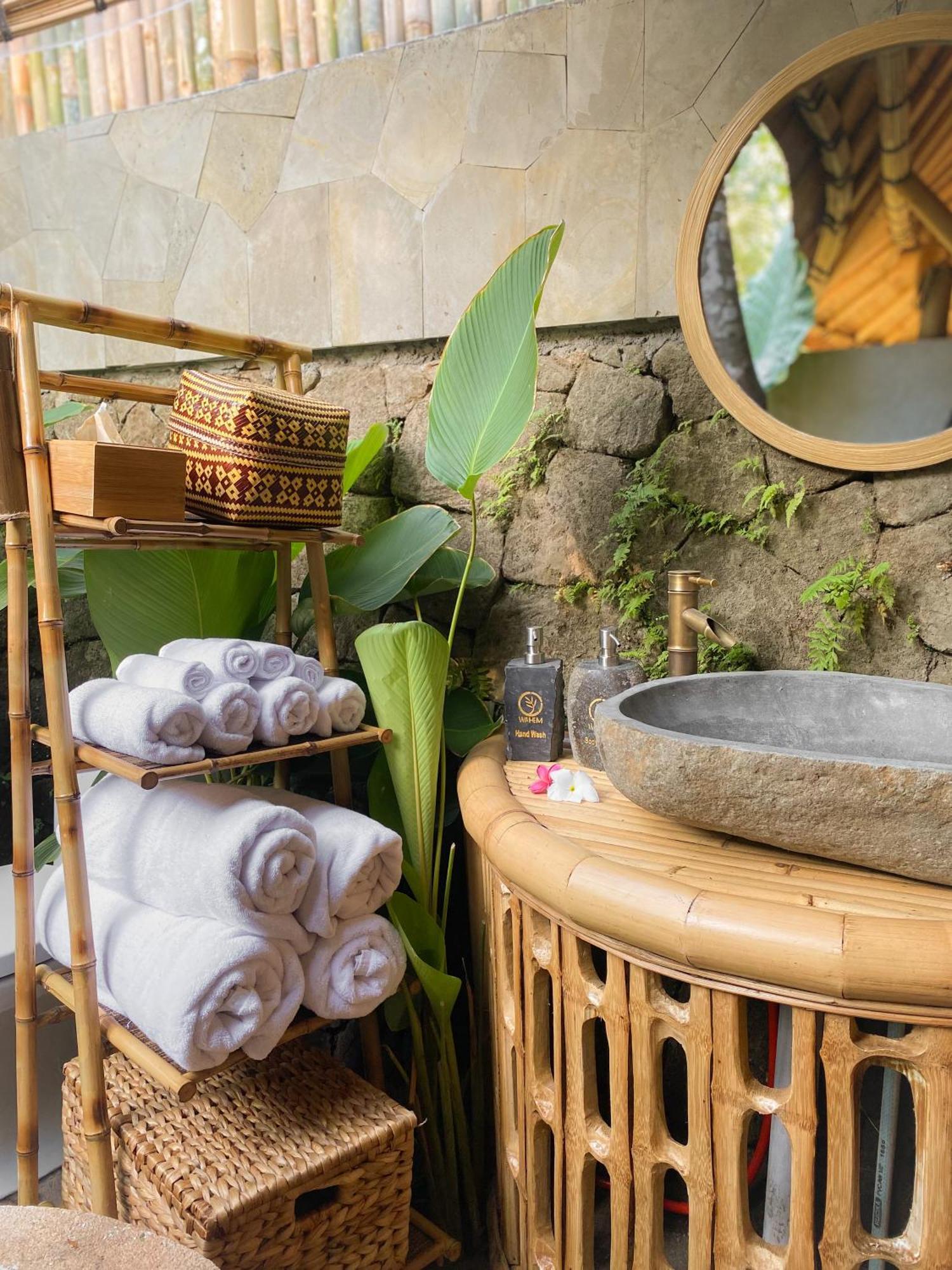 Wahem Eco Bamboo - Magical Bamboo House Ubud Bali Exterior foto