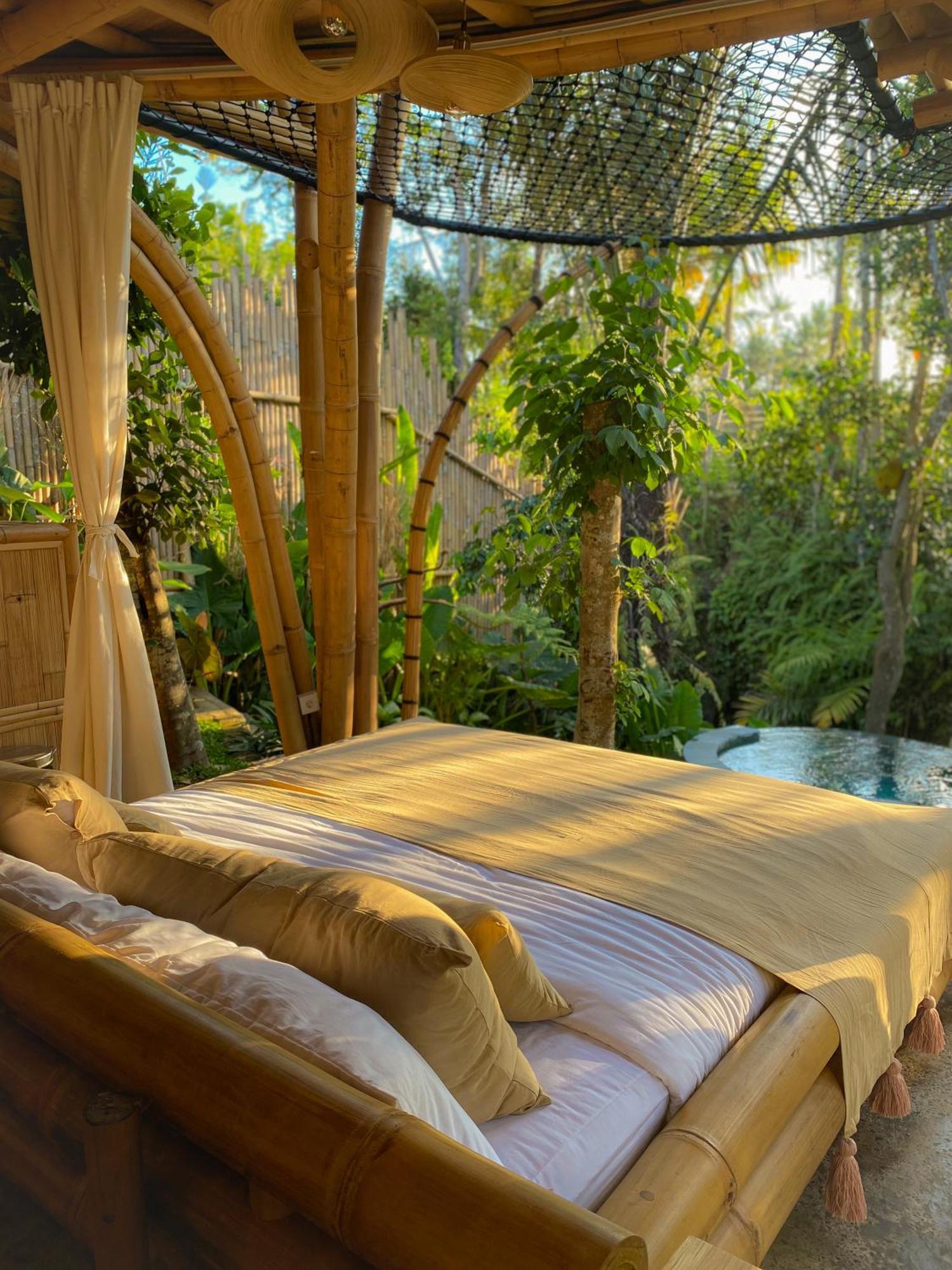 Wahem Eco Bamboo - Magical Bamboo House Ubud Bali Exterior foto