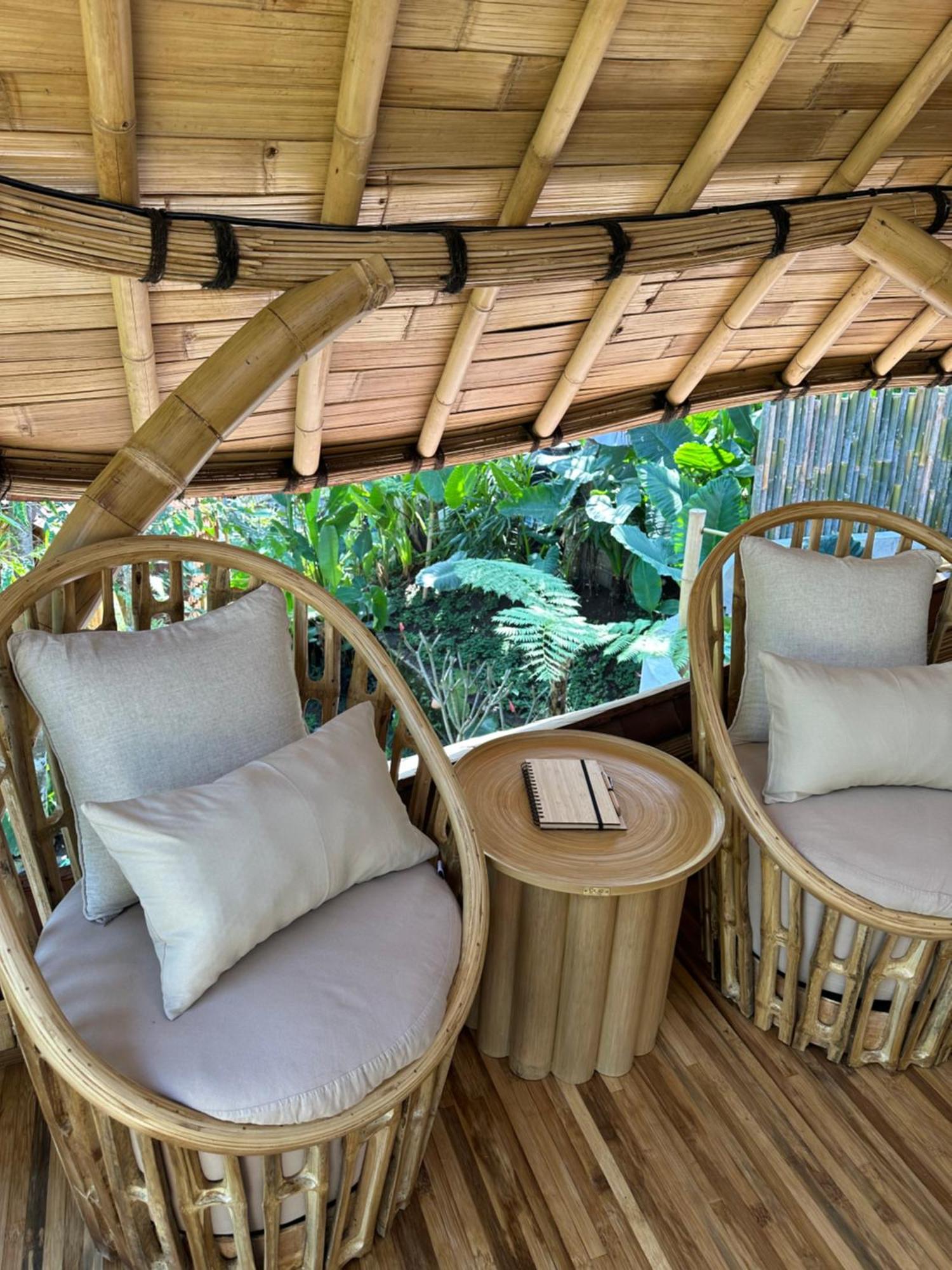 Wahem Eco Bamboo - Magical Bamboo House Ubud Bali Exterior foto