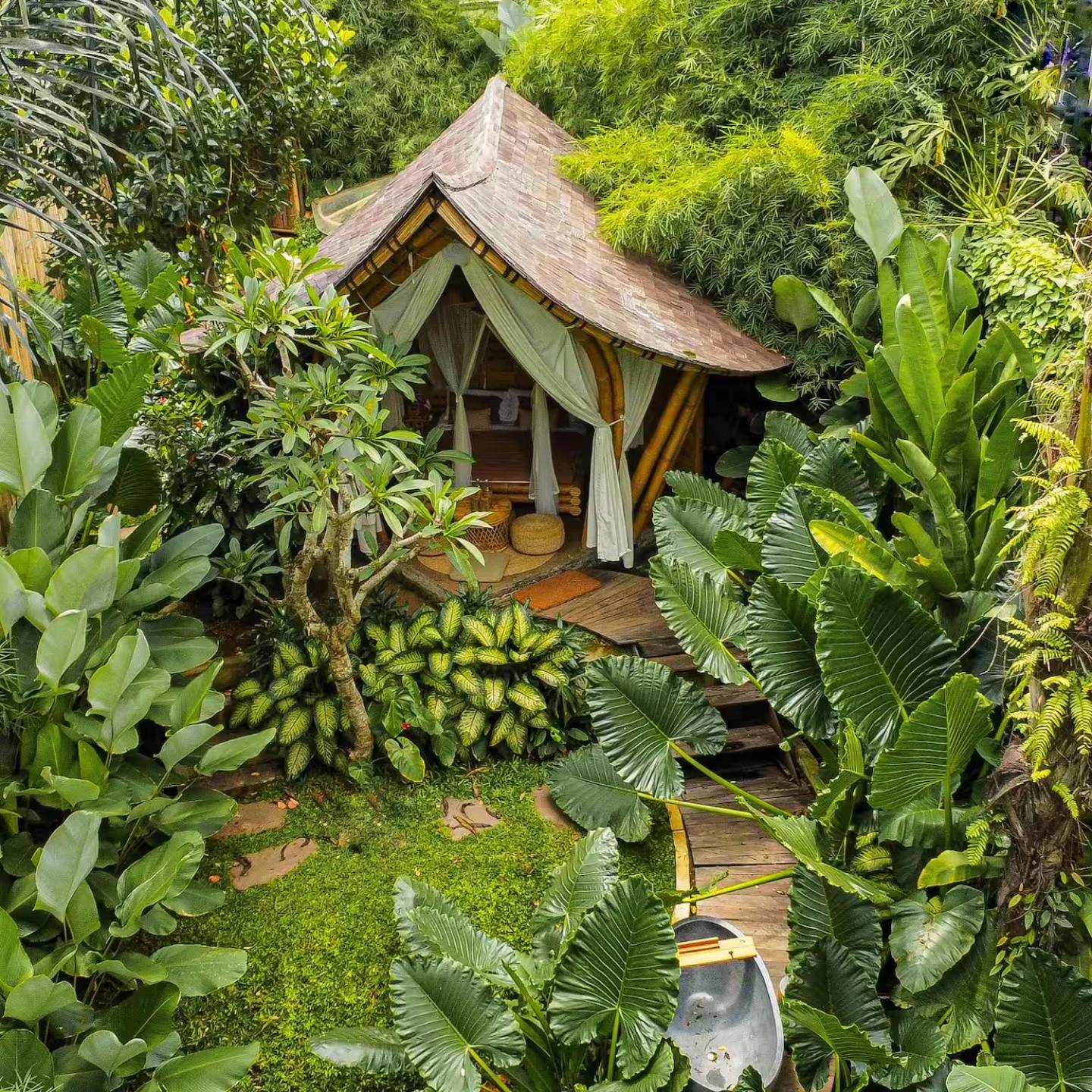 Wahem Eco Bamboo - Magical Bamboo House Ubud Bali Exterior foto